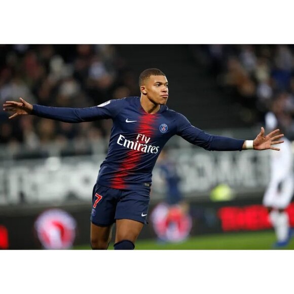 Mbappe Psg Paris Saint Germain PLAYER ISSUE 2018 2019 Soccer Jersey M - Picture 10 of 10